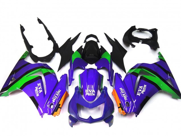 2008-2012 Purple Orange Green Black Kawasaki Ninja 250 Motorcycle Fairings Canada