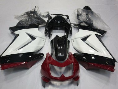 2008-2012 White Red Glossy Black Kawasaki Ninja 250 Motorcycle Fairings Canada