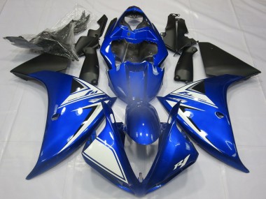 2012-2014 Blue White Matte Black Yamaha R1 Motorcycle Fairings Canada