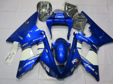 2000-2001 Blue White Yamaha R1 Motorcycle Fairings Canada