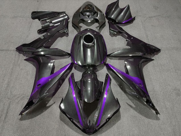 2004-2006 Carbon Fiber Style Purple Yamaha R1 Motorcycle Fairings Canada