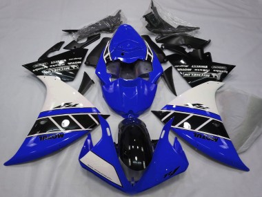 2012-2014 White Blue Glossy Black Yamaha R1 Motorcycle Fairings Canada