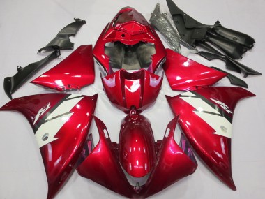 2012-2014 Red White Yamaha R1 Motorcycle Fairings Canada