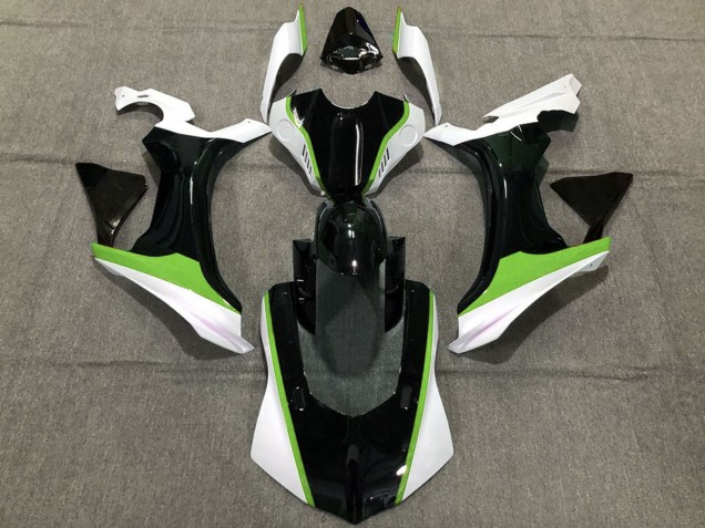 2015-2019 White Green Glossy Black Yamaha R1 Motorcycle Fairings Canada