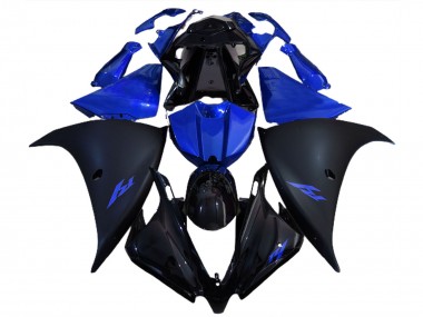 2012-2014 Glossy Black Matte Black Blue Yamaha R1 Motorcycle Fairings Canada