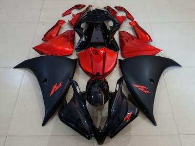 2012-2014 Glossy Black Matte Black Red Yamaha R1 Motorcycle Fairing Canada