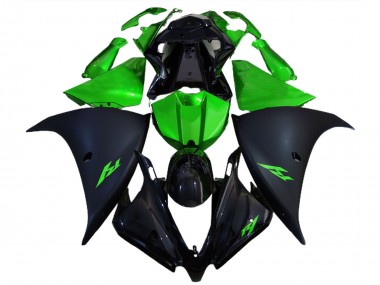 2012-2014 Glossy Black Matte Black Green Yamaha R1 Motorcycle Fairings Canada