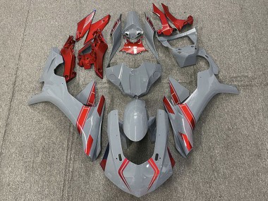 2015-2019 Nardo Grey Red Yamaha R1 Motorcycle Fairings Canada