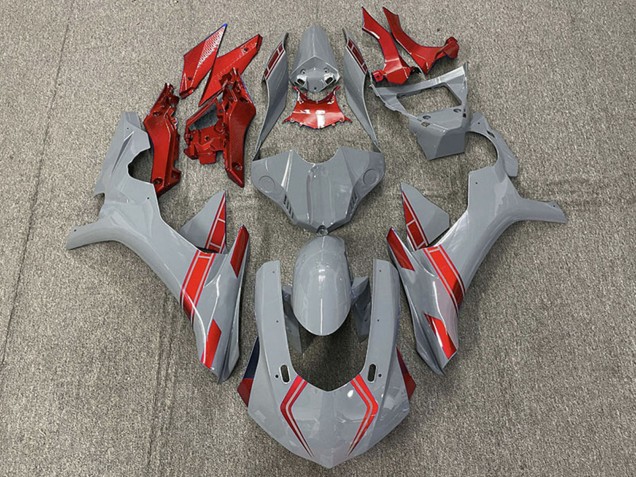 2015-2019 Nardo Grey Red Yamaha R1 Motorcycle Fairings Canada