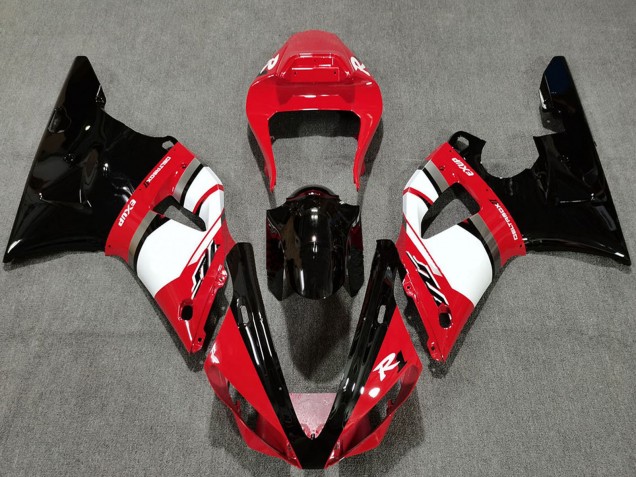 2000-2001 Red White Glossy Black Yamaha R1 Motorcycle Fairings Canada