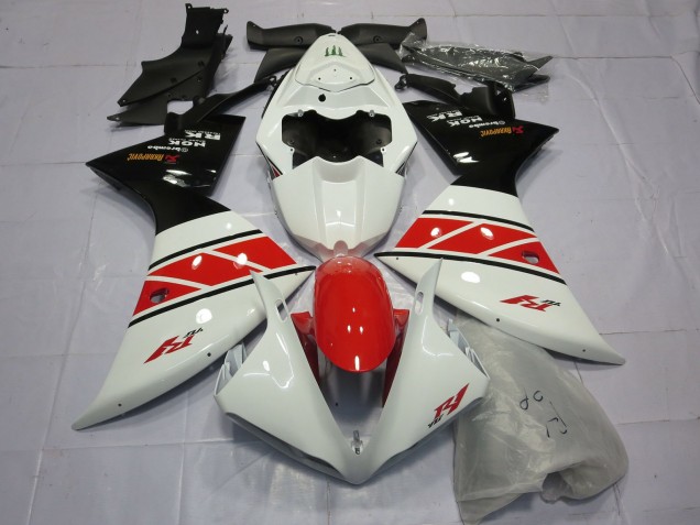 2012-2014 White Red Black Yamaha R1 Motorcycle Fairings Canada