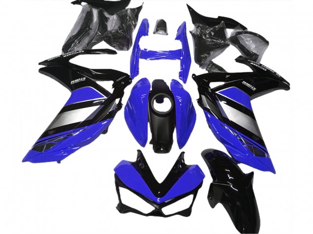 2015-2018 Blue Silver Glossy Black Yamalube Yamaha R3 Motorcycle Fairing Canada