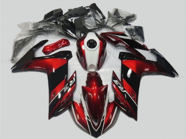 2015-2018 Red White Glossy Black Yamaha R3 Motorcycle Fairing Kits Canada