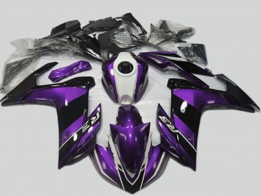 2015-2018 Purple White Glossy Black Yamaha R3 Motorcycle Fairing Canada