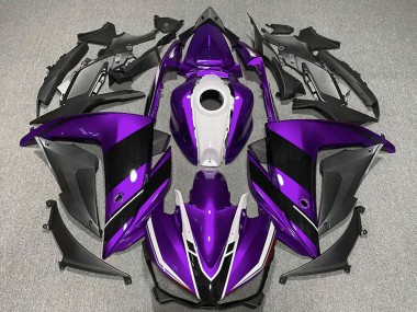 2015-2018 Purple White Glossy Black Yamaha R3 Motorcycle Fairings Canada