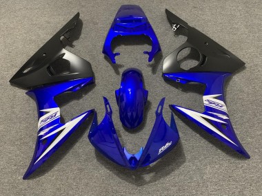 2003-2004 Blue White Matte Black Yamaha R6 Motorcycle Fairing Canada