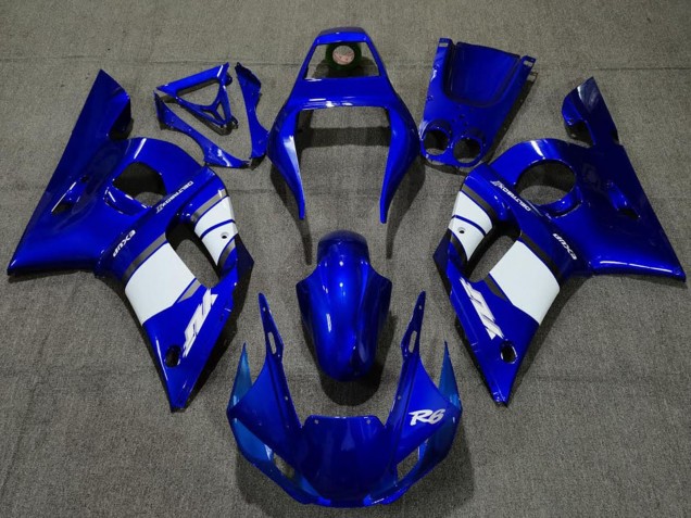 1998-2002 Blue White Yamaha R6 Motorcycle Fairings Canada