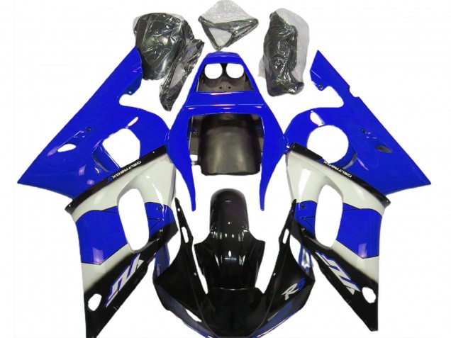1998-2002 Blue White Glossy Black Yamaha R6 Motorcycle Fairings Canada