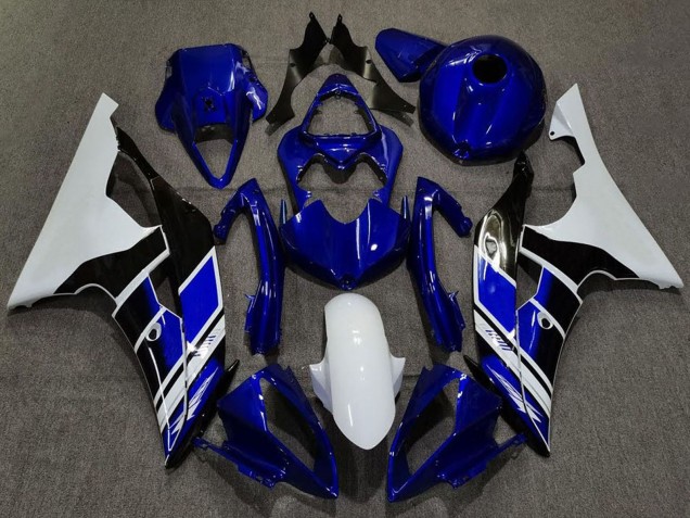 2008-2016 White Blue Glossy Black Yamaha R6 Motorcycle Fairings Canada