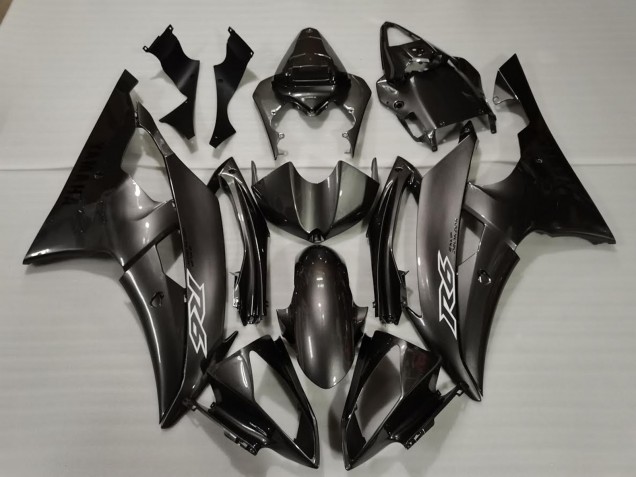 2008-2016 Glossy Black White Decals Yamaha R6 Motorcycle Fairings Canada
