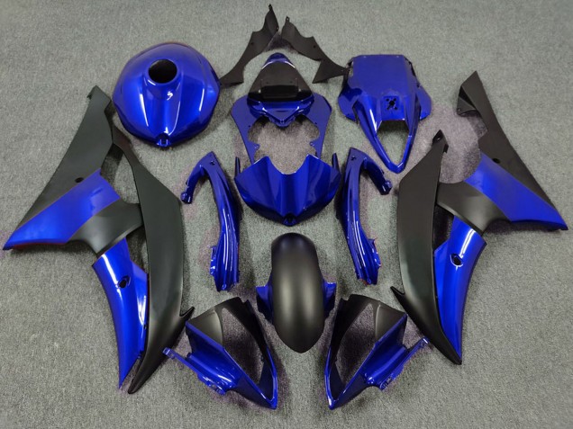 2008-2016 Blue Matte Black Yamaha R6 Motorcycle Fairing Canada
