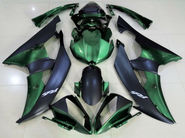 2008-2016 Green Matte Black Yamaha R6 Motorcycle Fairings Canada
