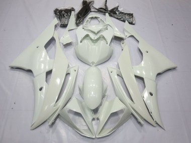 2008-2016 Pearl White Yamaha R6 Motorcycle Fairings Canada