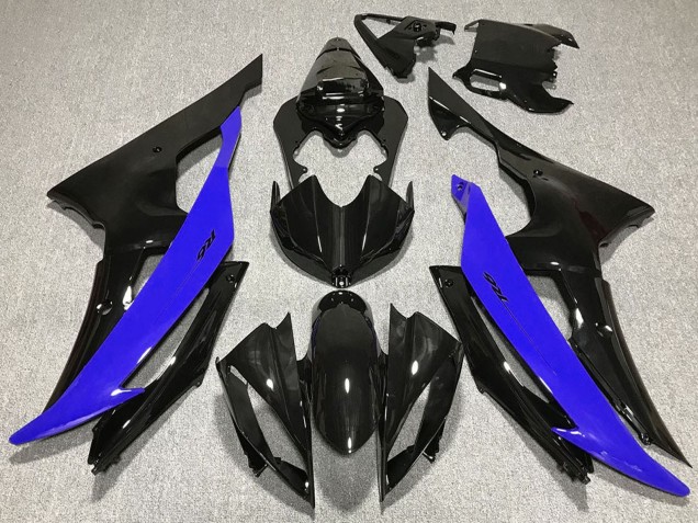 2008-2016 Blue Glossy Black Yamaha R6 Motorcycle Fairings Canada