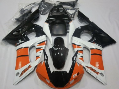 1998-2002 White Orange Glossy Black Yamaha R6 Motorcycle Fairings Canada