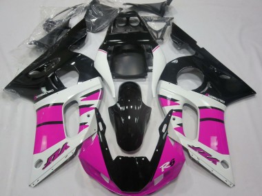 1998-2002 White Pink Glossy Black Yamaha R6 Motorcycle Fairings Canada