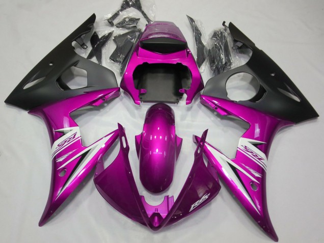 2003-2004 Pink White Matte Black Yamaha R6 Motorcycle Fairings Canada