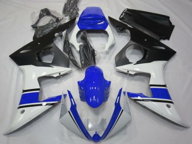 2003-2004 White Blue Matte Black Yamaha R6 Motorcycle Fairings Canada