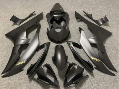 2008-2016 Matte Grey Black Gold Decals Yamaha R6 Motorcycle Fairings Canada