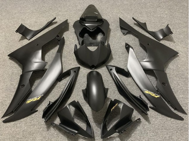2008-2016 Matte Grey Black Gold Decals Yamaha R6 Motorcycle Fairings Canada