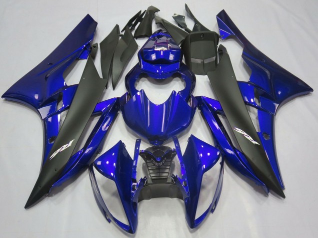 2006-2007 Blue Matte Black Yamaha R6 Motorcycle Fairings Canada