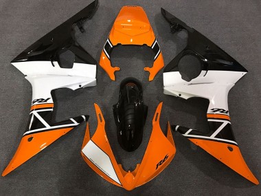 2003-2004 Orange White Glossy Black Yamaha R6 Motorcycle Fairings Canada