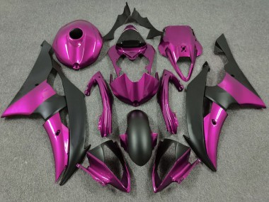 2008-2016 Pink Matte Black Yamaha R6 Motorcycle Fairings Canada