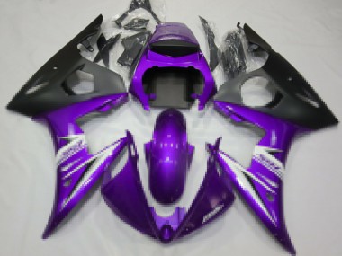 2003-2004 Purple White Matte Black Yamaha R6 Motorcycle Fairings Canada