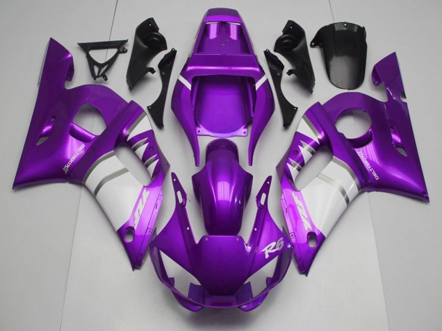 1998-2002 Purple White Yamaha R6 Motorcycle Fairings Canada