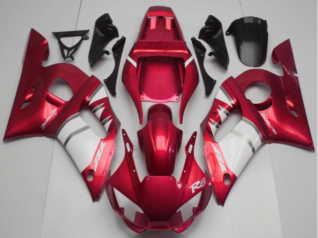 1998-2002 Red White Yamaha R6 Motorcycle Fairings Canada