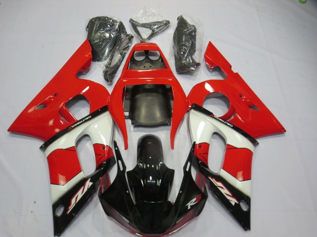 1998-2002 Red White Glossy Black Yamaha R6 Motorcycle Fairings Canada