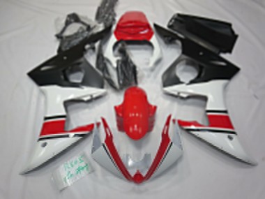 2005 White Red Black Yamaha R6 Motorcycle Fairings Canada
