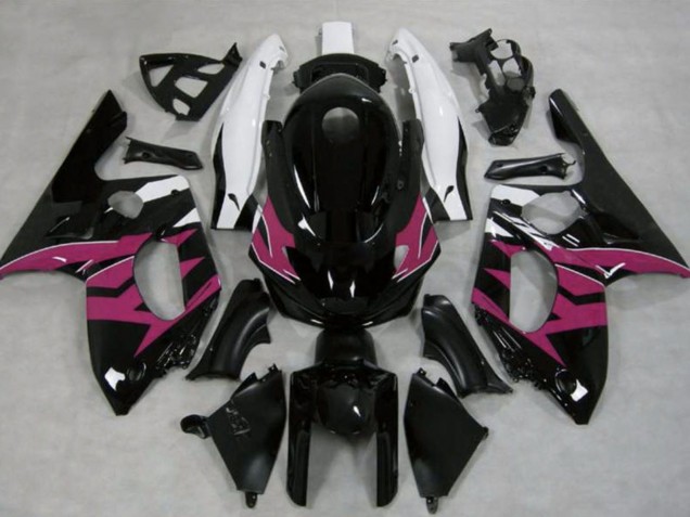 1996-2007 Glossy Black Dark Pink White Yamaha YZF600 Motorcycle Fairings Canada