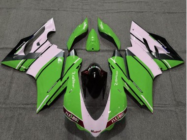 2015-2017 White Green Glossy Black Unibat Flex-Box OEM Style Ducati 959 1299 Motorcycle Fairings Canada