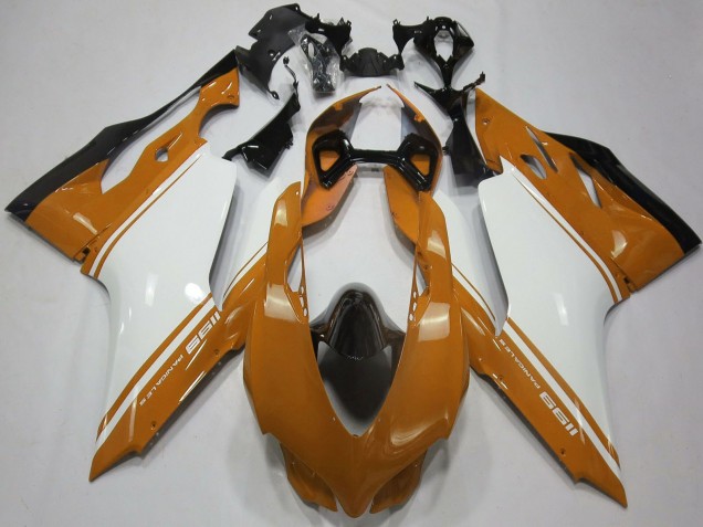 2011-2014 Brown White Black Ducati 1199 Motorcycle Fairings Canada