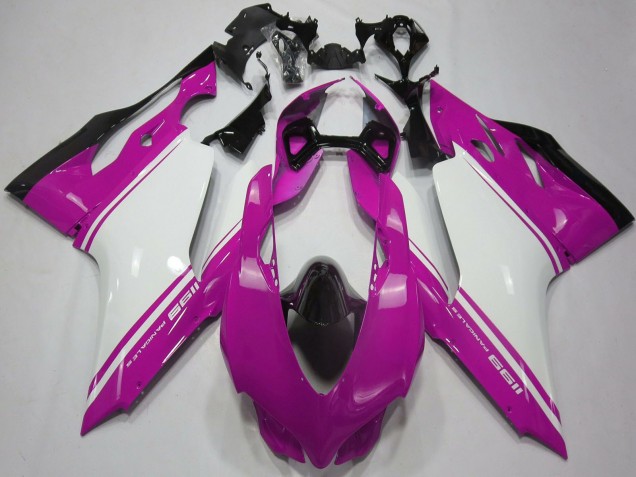 2011-2014 Pink White Black Ducati 1199 Motorcycle Fairings Canada