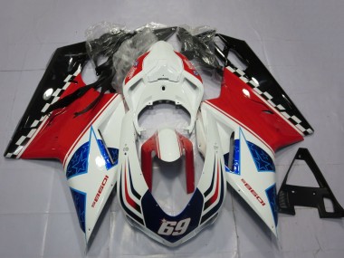 2007-2014 White Red Black Blue 69 Ducati 1098 Motorcycle Fairings Canada
