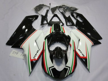 2007-2014 White Red Green Glossy Black Ducati 848 Motorcycle Fairings Canada