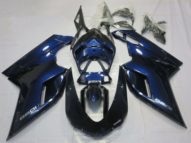 2007-2014 Deep Blue Ducati 1098 Motorcycle Fairings Canada