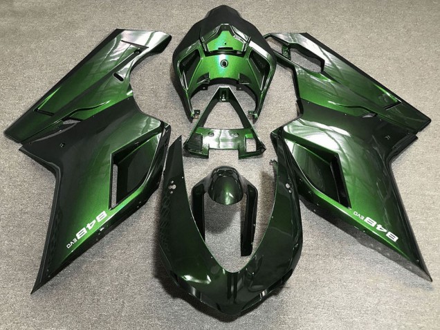 2007-2014 Green Ducati 848 Motorcycle Fairings Canada
